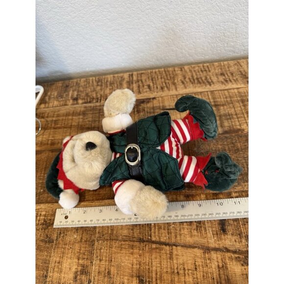 2001 Starbucks Bearista Bear Holiday Elf 17th Edition Christmas Plush - Picture 6 of 8